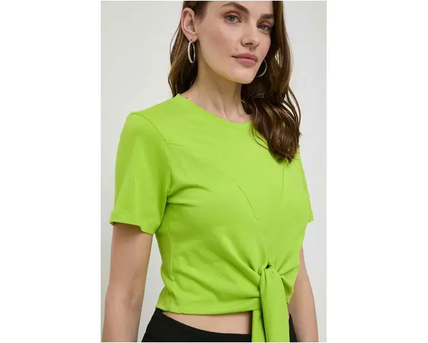 Silvian Heach tricou femei, culoarea verde
