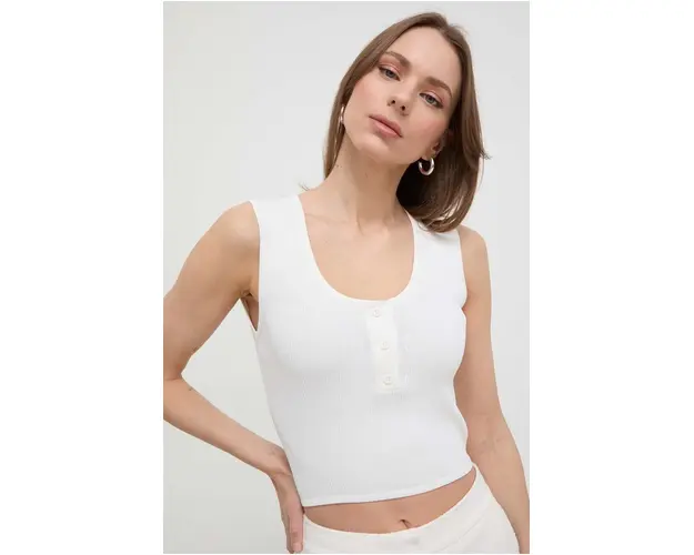 Silvian Heach top femei, culoarea bej