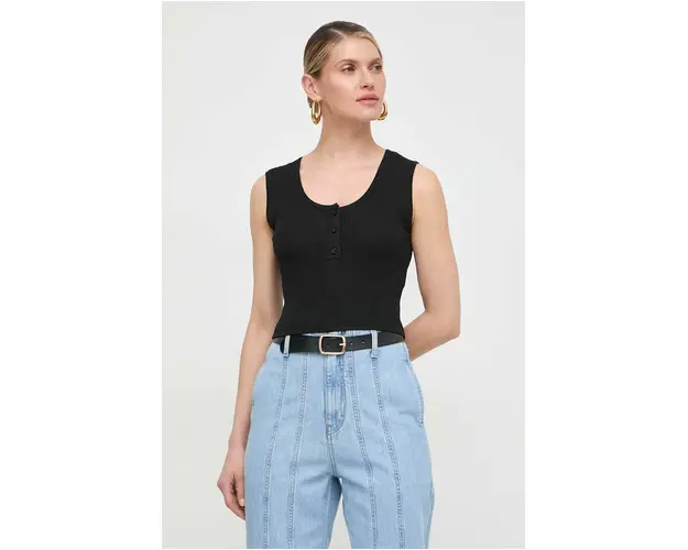 Silvian Heach top femei, culoarea negru