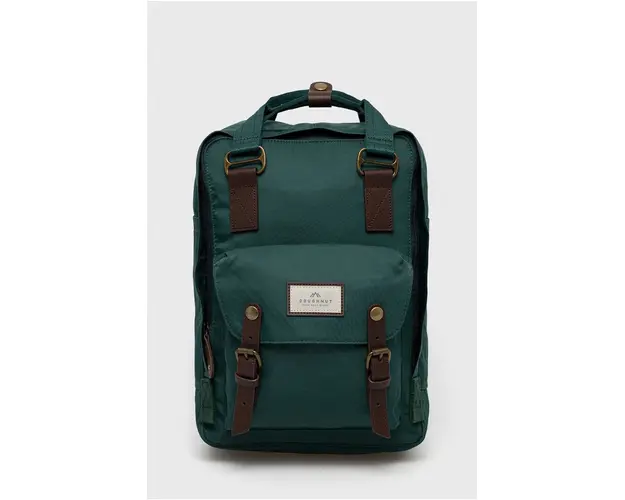 Doughnut rucsac barbati, culoarea verde, mare, neted