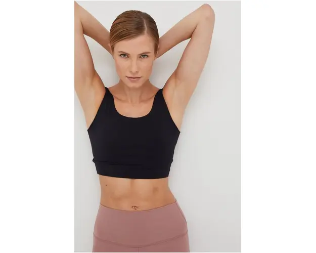 JOYINME top de yoga Keep Up culoarea negru, neted