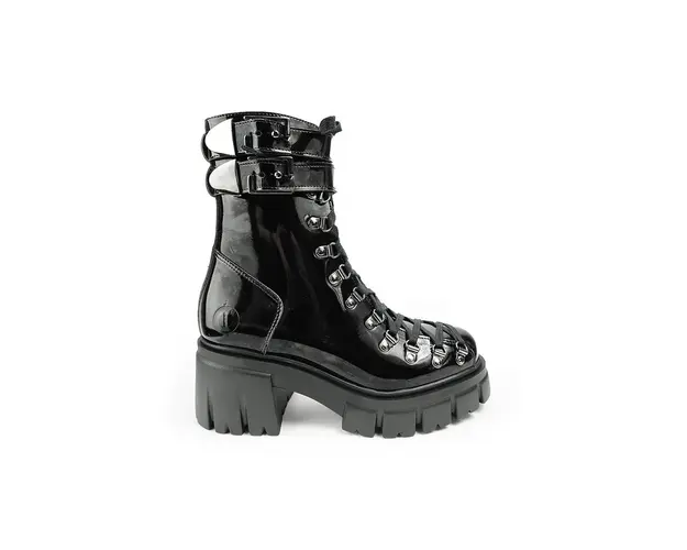 Altercore bocanci Chloe Ii femei, culoarea negru, cu platforma