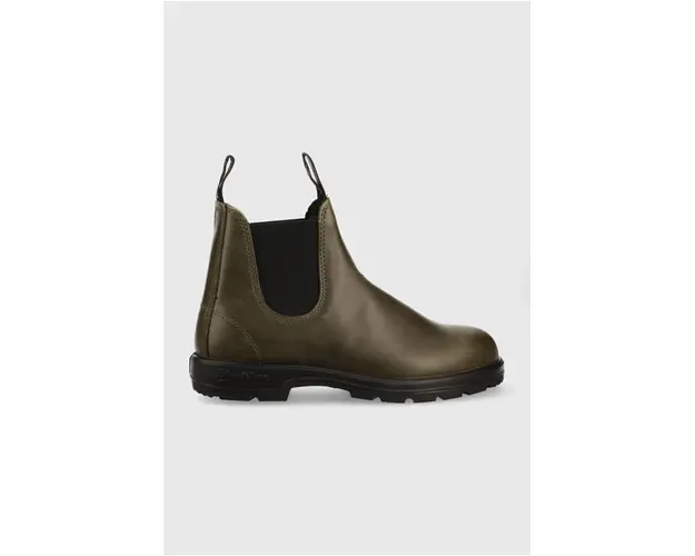 Blundstone ghete chelsea de piele 2052 barbati, culoarea verde