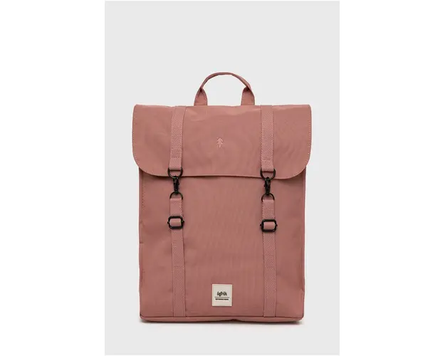 Lefrik rucsac culoarea roz, mare, neted