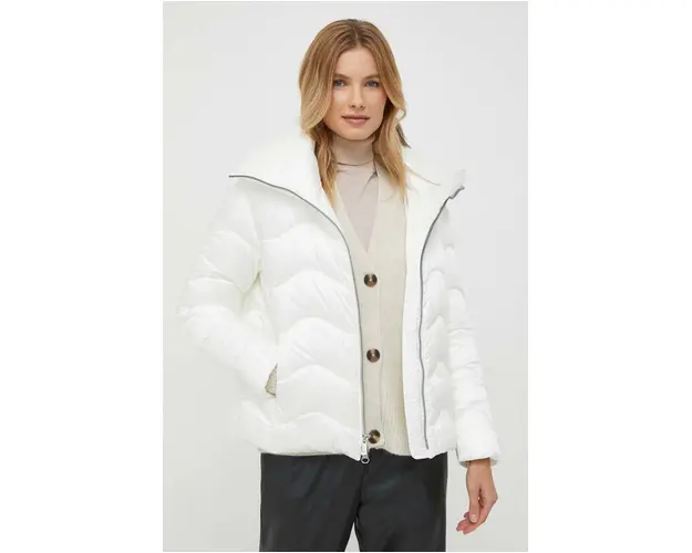 Blauer geaca femei, culoarea alb, de iarna