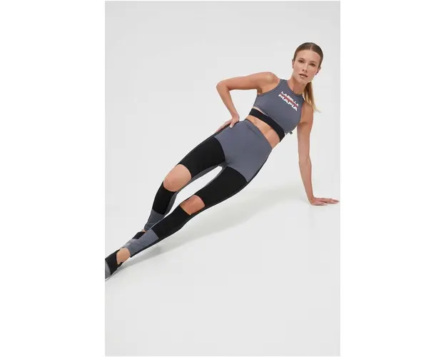 LaBellaMafia leggins de antrenament Unbroken culoarea negru, modelator