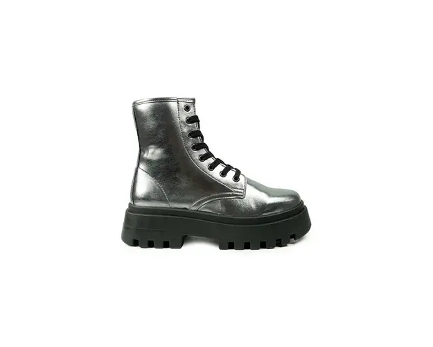 Altercore botine Kiano femei, culoarea argintiu, cu platforma, Kiano