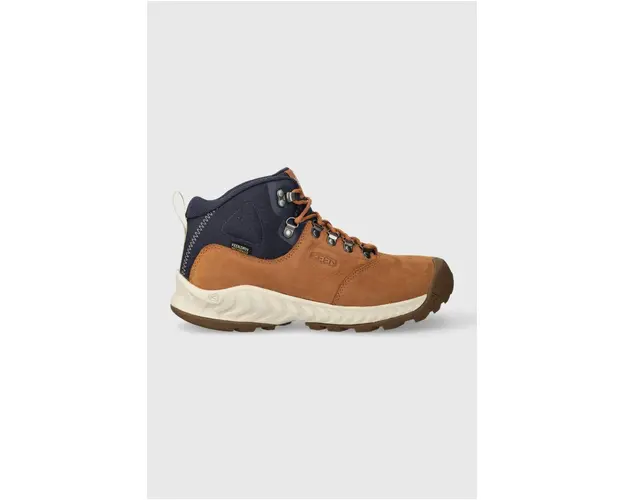 Keen pantofi Ciradia Mid WP femei, culoarea maro, izolare usoara
