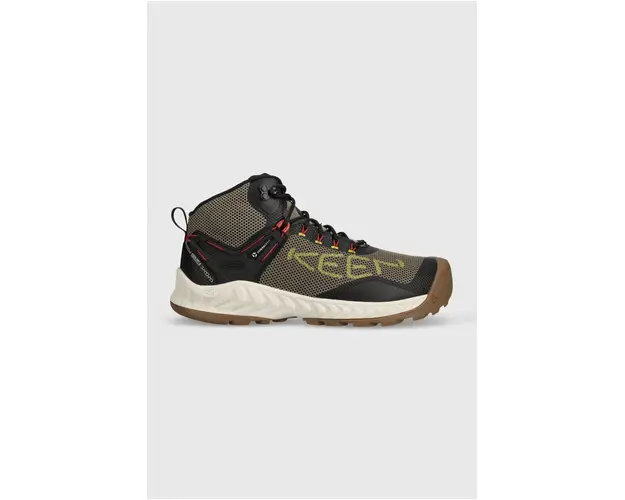 Keen pantofi Nxis Evo Mid barbati, culoarea verde