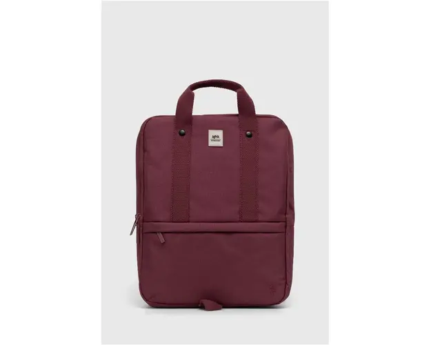 Lefrik rucsac femei, culoarea bordo, mare, neted
