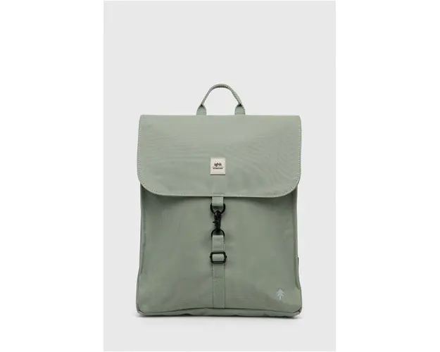 Lefrik rucsac culoarea verde, mare, neted