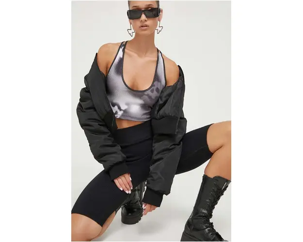 LaBellaMafia top femei, culoarea gri