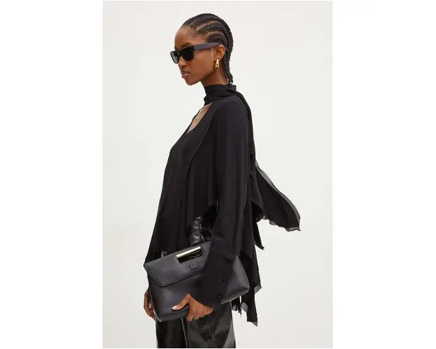 Silvian Heach bluza BIZOT femei, culoarea negru, neted, CVA24008BL