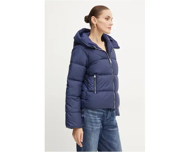 Silvian Heach geaca STEUR femei, culoarea albastru marin, de iarna, GPA24048PI