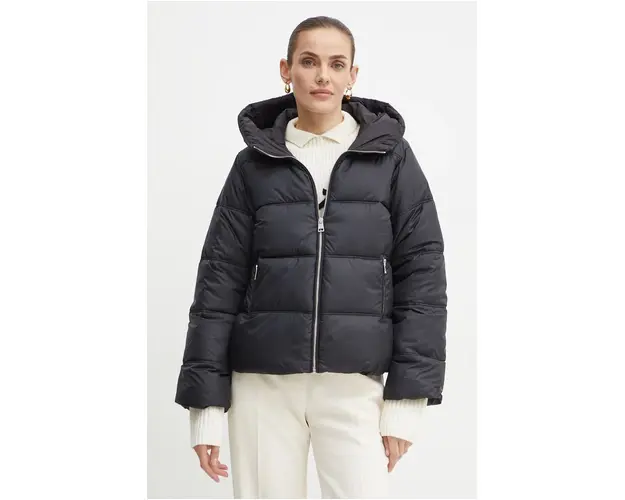 Silvian Heach geaca STEUR femei, culoarea negru, de iarna, GPA24048PI