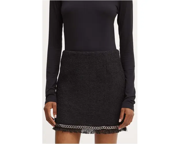 Silvian Heach fusta KHOLER culoarea negru, mini, evazati, GPA24099MG