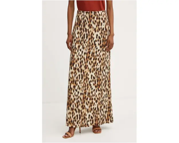 Silvian Heach fusta SACHE culoarea maro, maxi, evazati, GPA24141GO