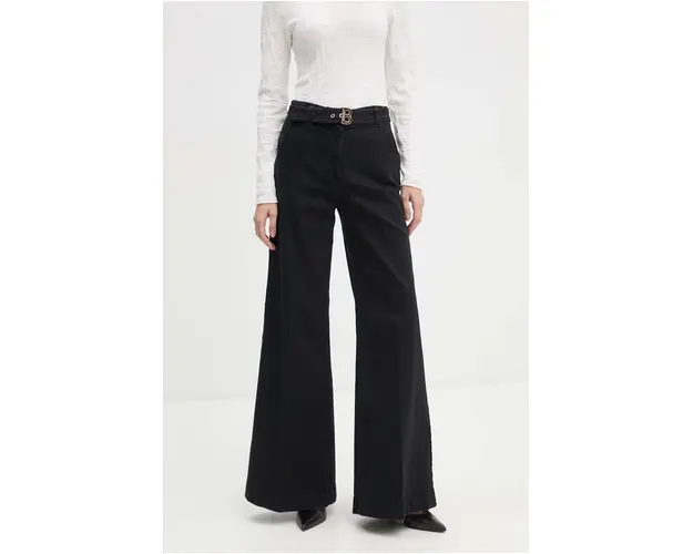 Blugirl Blumarine jeansi femei, culoarea negru, RF4084.D4448