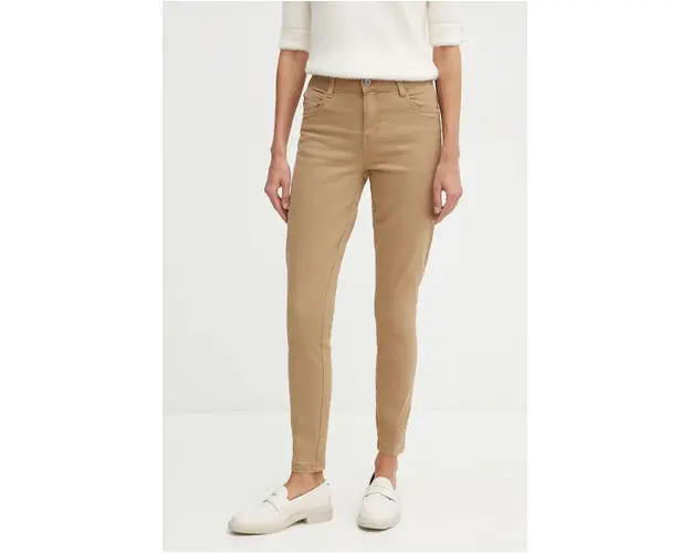 Silvian Heach jeansi DRAZE (KIM) femei, culoarea verde, GPA24302JE