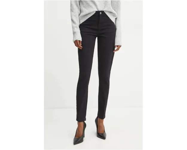 Silvian Heach jeansi DRAZE (KIM) femei, culoarea negru, GPA24302JE