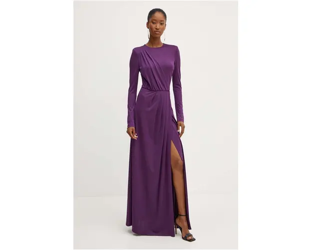 Silvian Heach rochie GASNSKY culoarea violet, maxi, evazati, GPA24282VE