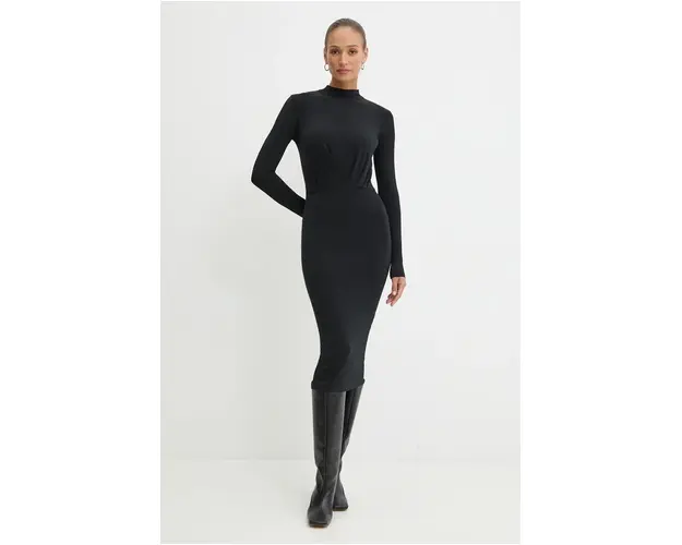 Silvian Heach rochie VILIA culoarea negru, mini, mulata, GPA24122VE