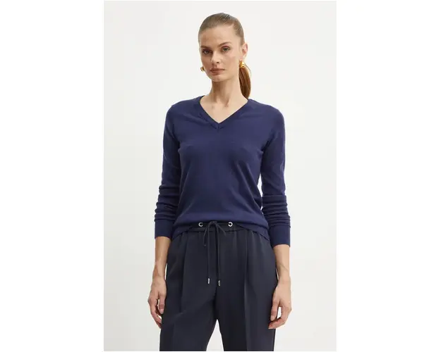 Silvian Heach pulover de lana MAIWALD femei, culoarea albastru marin, light, GPA24313MA