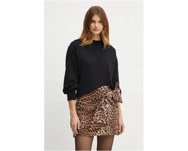 Silvian Heach pulover de lana FIELDER femei, culoarea negru, light, GPA24318MA