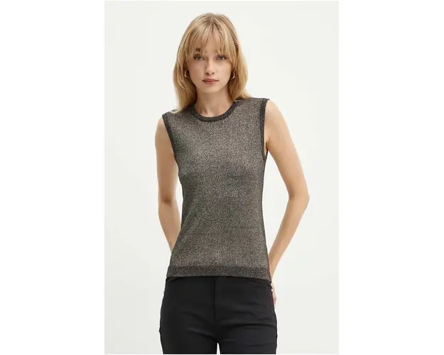 Silvian Heach vesta MOLLEN femei, culoarea auriu, GPA24285CN
