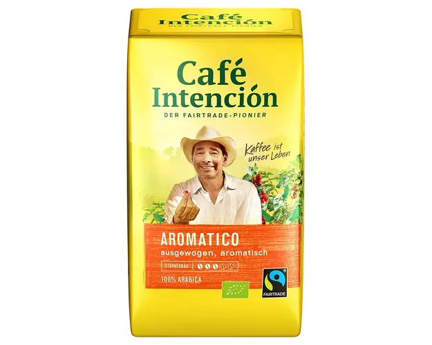 JJ Darboven Intencion Caffe Crema BIO Fairtrade 500g cafea macinata