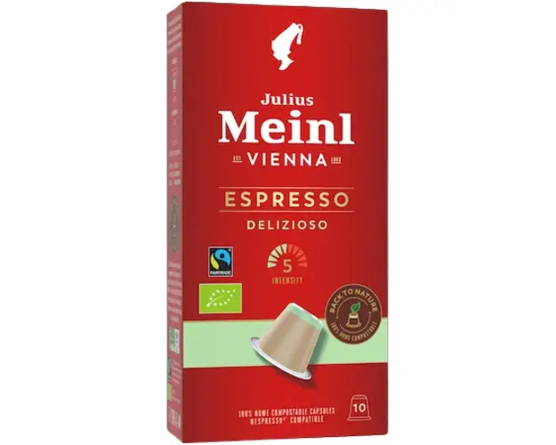 Julius Meinl Espresso Bio capsule compatibile Nespresso