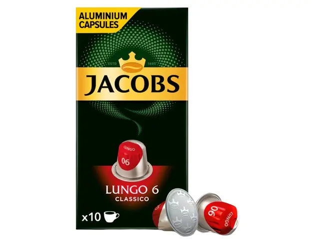 Jacobs Lungo Classico 10 capsule compatibile Nespresso
