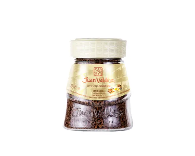 Juan Valdez cafea solubila vanilie si scortisoara 95 g