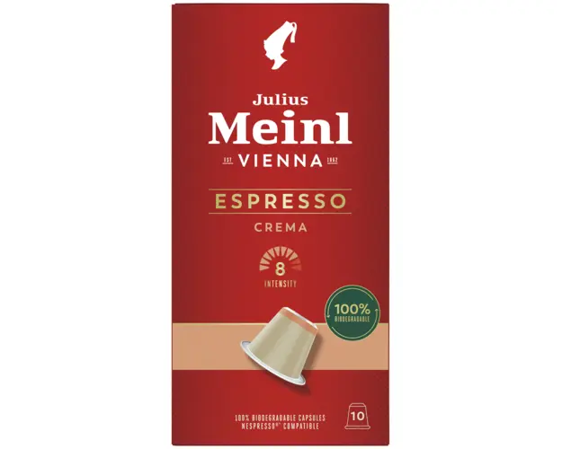 Julius Meinl Espresso Crema 10 capsule compatibile Nespresso