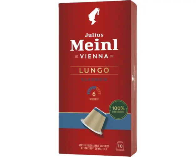 Julius Meinl Lungo Classico capsule compatibile Nespresso