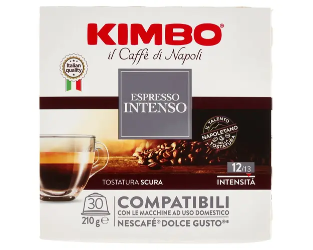 Kimbo Espresso Intenso 30 capsule cafea compatibile Dolce Gusto