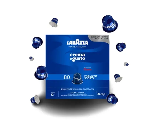 Lavazza Crema e Gusto Classico 80 capsule aluminiu compatibile Nespresso