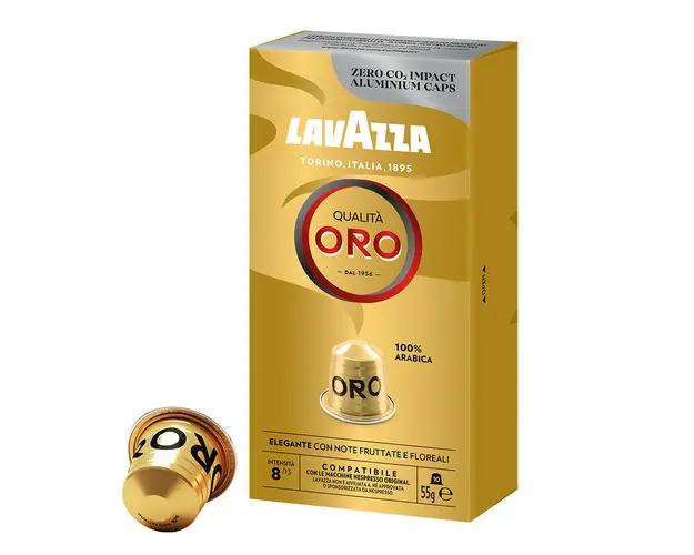 Lavazza Qualita Oro 10 capsule aluminiu compatibile Nespresso