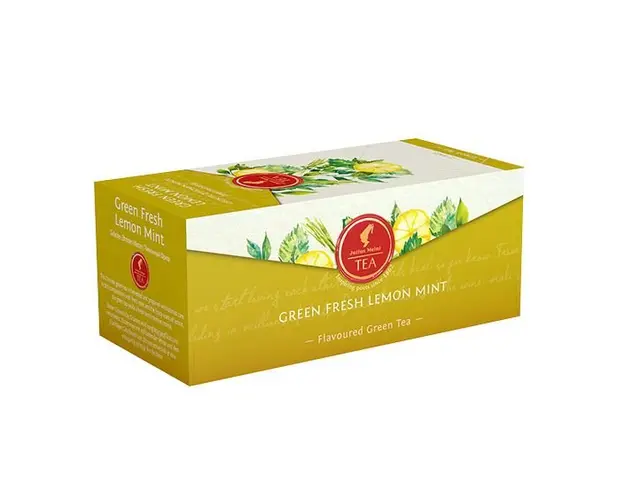 Julius Meinl Green Fresh Lemon Mint ceai verde cu lamaie si menta 25 plicuri