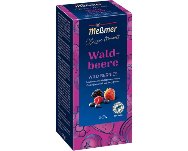 Messmer Profiline Wild Berries UTZ ceai fructe padure 25 plicuri