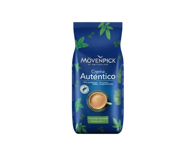 Movenpick El Autentico Caffe Crema Rainforest cafea boabe 1kg