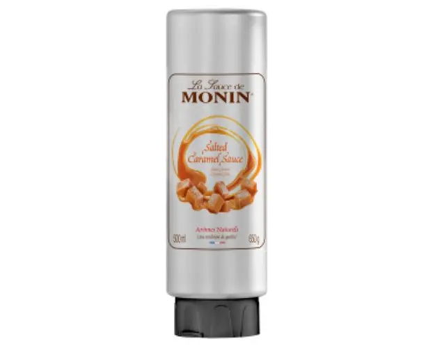 Monin Gourmet Sauce Salted Caramel sarat topping cafea 500ml