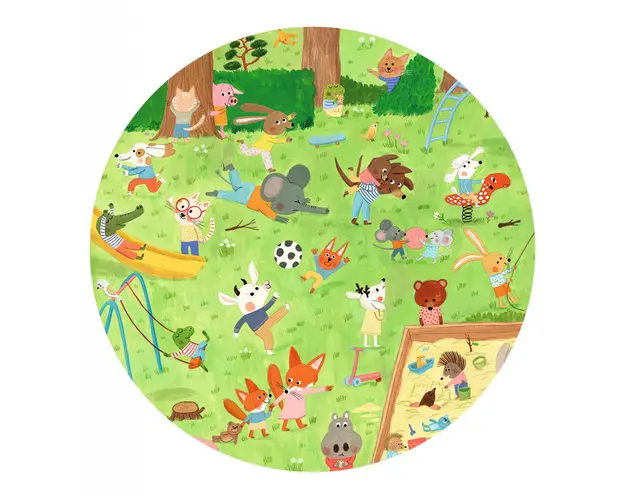 Puzzle observatie Gradina micilor prieteni, Djeco