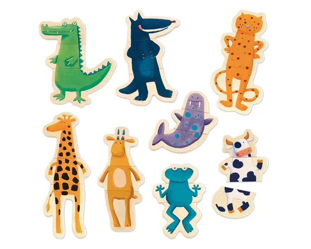 Joc cu magneti Animale amuzante, Djeco