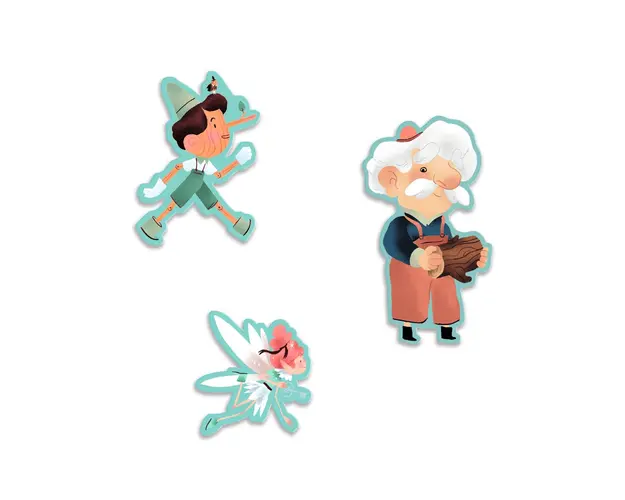 Puzzle poveste Pinocchio, Djeco