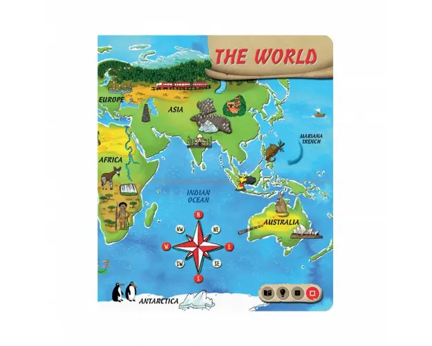 Raspundel Istetel, carte World Atlas (limba engleza)