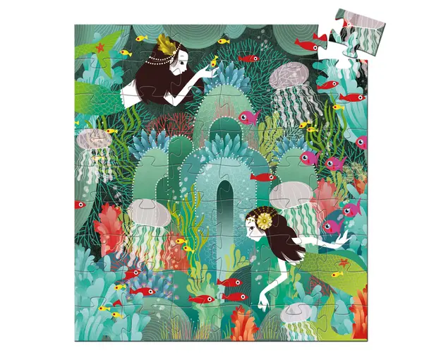 Puzzle Paradisul acvatic, Djeco