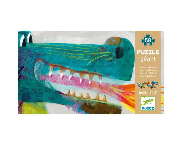 Puzzle gigant Leon dragonul, Djeco