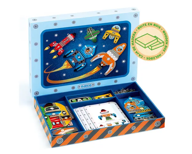 Joc de asamblat Nave spatiale Tap Tap, Djeco