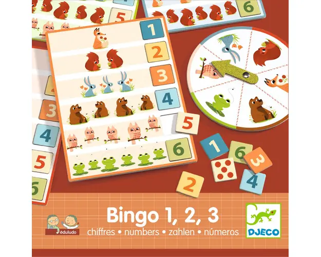 Joc Eduludo Bingo cifre, Djeco